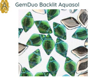 Gemduo Beads by Matubo, Backlit Collection #1, 10g - The Argus Collection