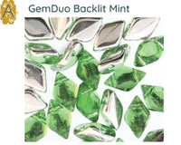 Gemduo Beads by Matubo, Backlit Collection #2, 10g - The Argus Collection