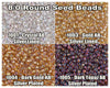 8/0 Miyuki Seed Beads 10g. - The Argus Collection