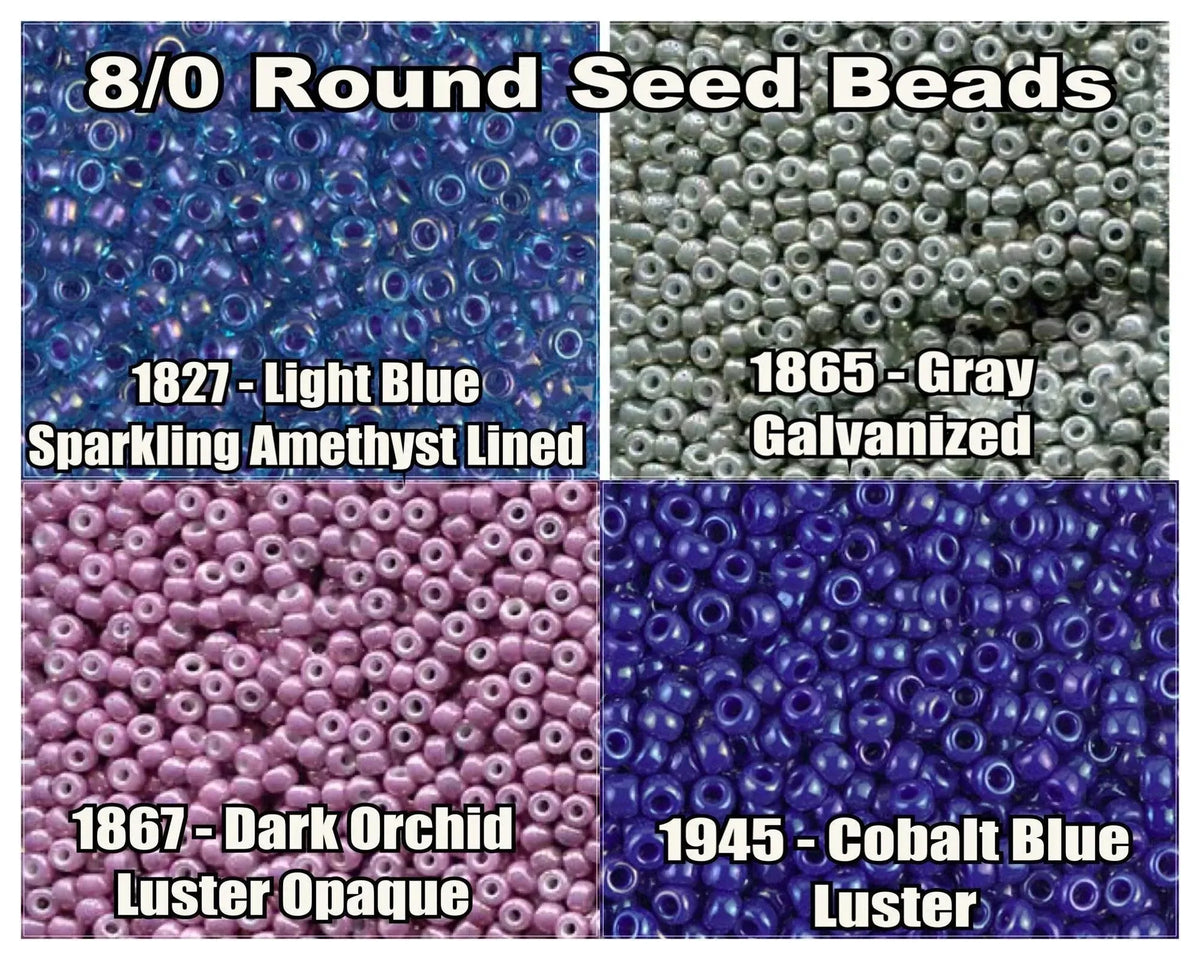 8/0 Miyuki Seed Beads 10g. - The Argus Collection