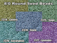 8/0 Miyuki Seed Beads 10g. - The Argus Collection