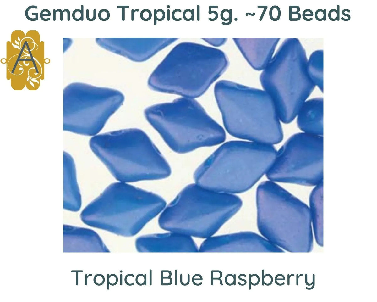 Gemduo Beads by Matubo, Tropical Collection, 10g - The Argus Collection