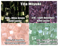 Miyuki Tila, 5g, TL306, TL316, TL365, TL370 - The Argus Collection