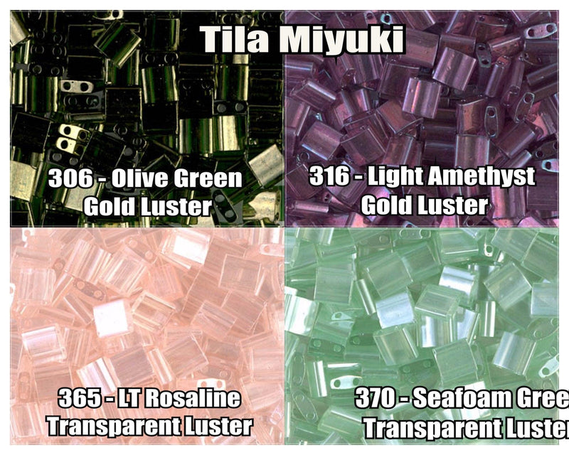 Miyuki Tila, 5g, TL306, TL316, TL365, TL370 - The Argus Collection