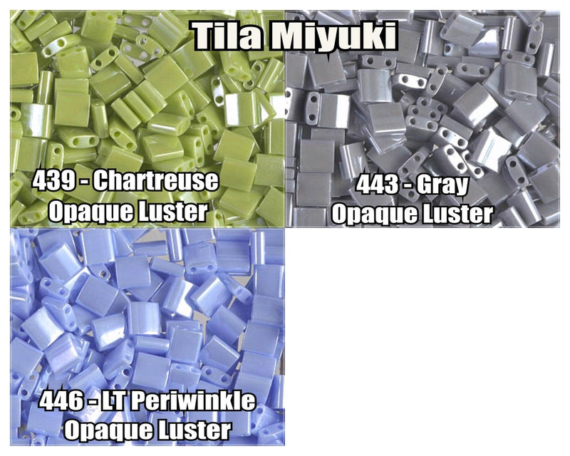 Miyuki Tila, 5g, TL439, TL443, TL446 - The Argus Collection