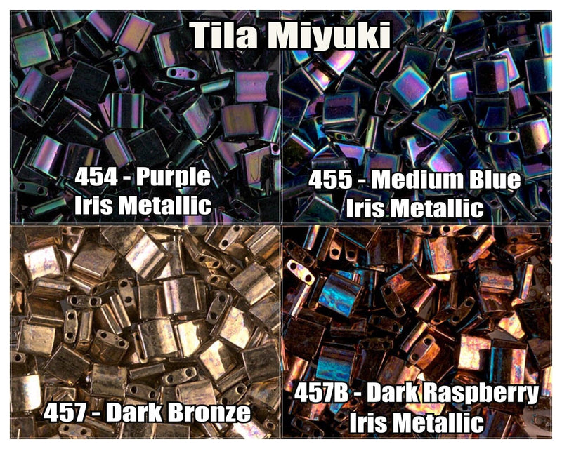 Miyuki Tila, 5g, TL454, TL455, TL457, TL457B - The Argus Collection