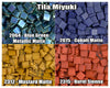 Miyuki Tila, 5g, TL2064, TL2075, TL2312, TL2315 - The Argus Collection