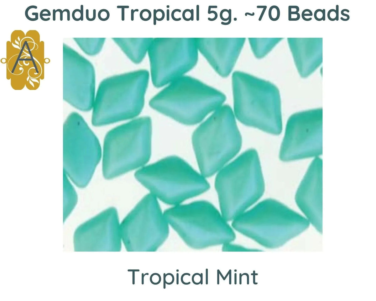 Gemduo Beads by Matubo, Tropical Collection, 10g - The Argus Collection