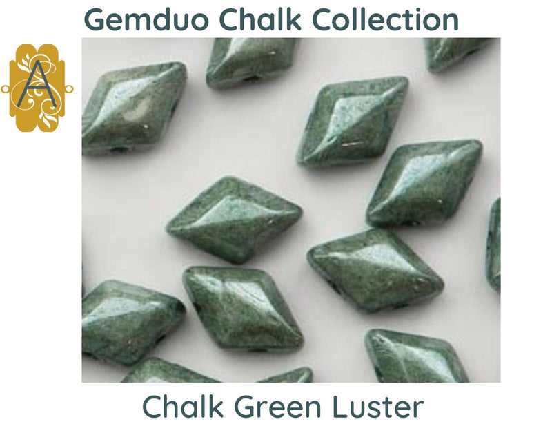 Gemduo Beads by Matubo, Chalk Collection, 10g - The Argus Collection