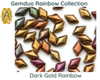 Gemduo Beads by Matubo, Rainbow Collection, 10g - The Argus Collection