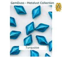 Gemduo Beads by Matubo, Metalust Collection, 10g - The Argus Collection