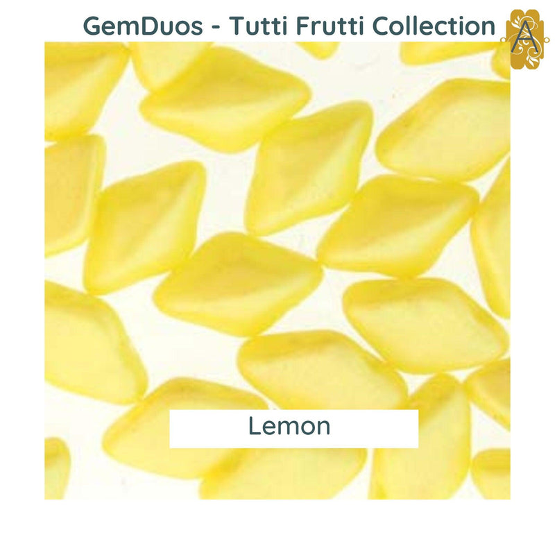 Gemduo Beads by Matubo, Tutti Frutti Collection, 10 g - The Argus Collection