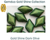 Gemduo Beads by Matubo, Gold Shine Collection, 10g. - The Argus Collection