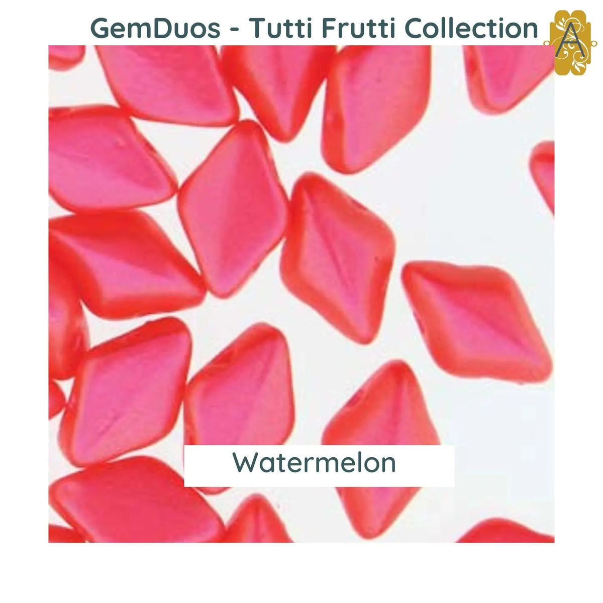 Gemduo Beads by Matubo, Tutti Frutti Collection, 10 g - The Argus Collection