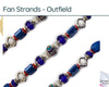 Fan Strands! An Exclusive Design for Toronto Blue Jays Fans, Bead Strands by Jesse James Beads - The Argus Collection