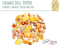 Farmers Market Fresh! Orange Bell Pepper Mini Mix by Jesse James Beads - The Argus Collection