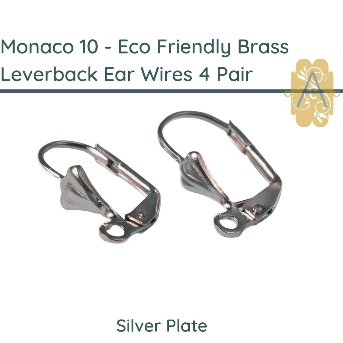 Monaco 10, Leverback Earrings in 4 Finishes - The Argus Collection