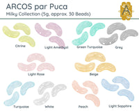 Arcos par Puca (30 Beads) Milky Collection - The Argus Collection