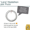 Lara Medallion Pendant Pattern par Puca - The Argus Collection