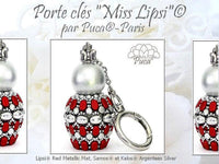 Miss Lipsi Key Ring or Ornament Pattern par Puca - The Argus Collection