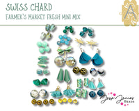 Farmers Market Fresh! Swiss Chard Mini Mix by Jesse James Beads - The Argus Collection