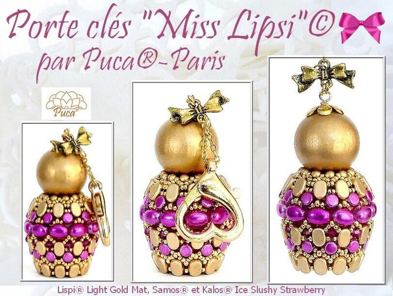 Miss Lipsi Key Ring or Ornament Pattern par Puca - The Argus Collection