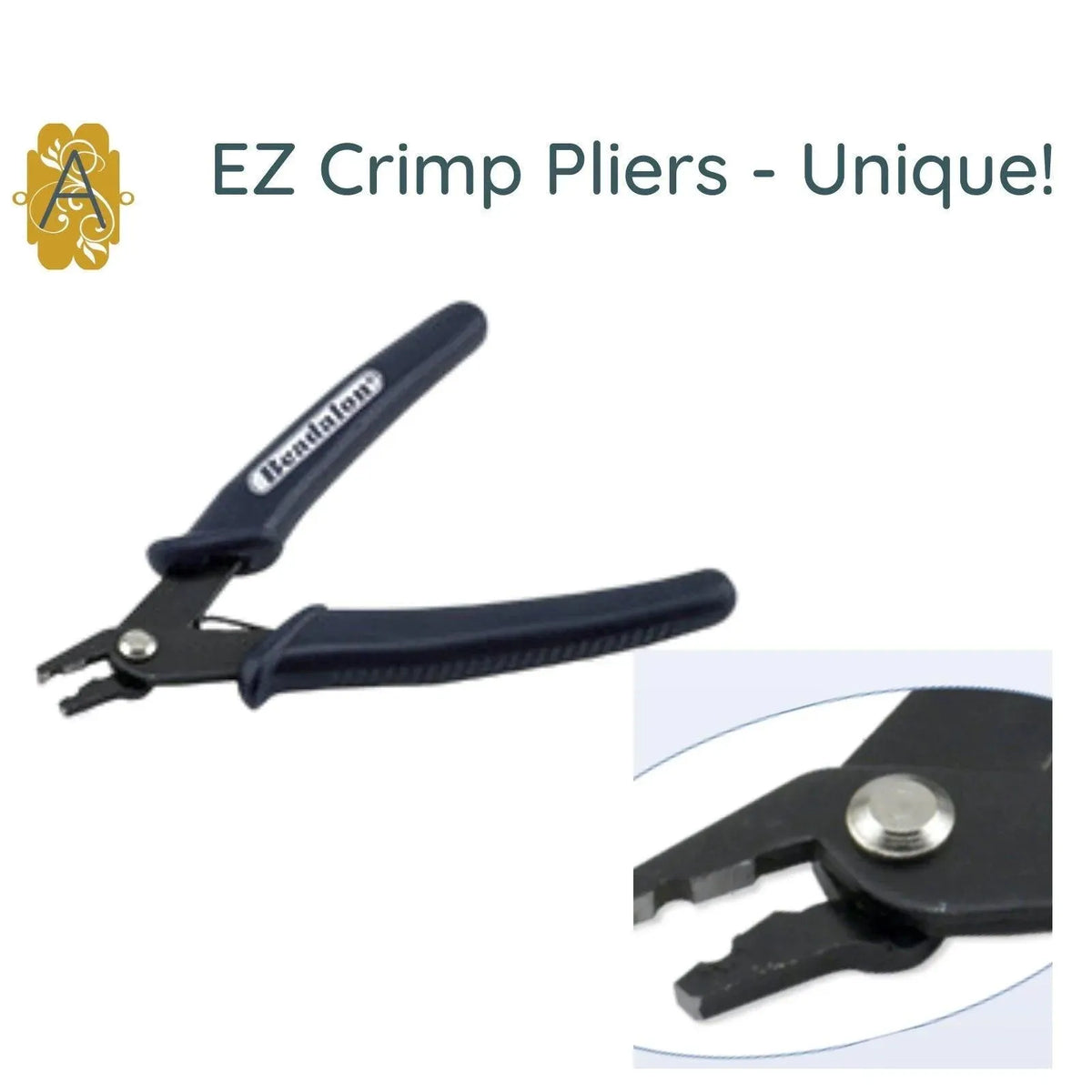 EZ Crimp Pliers, Patented Technique, Beadlon - The Argus Collection