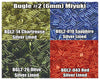 Miyuki Bugles #2 Size 6mm, BGL2-048, BGL2-049, BGL2-061, BGL2-062 - The Argus Collection