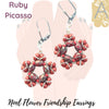 Noel Flower Friendship Earrings Kit - The Argus Collection