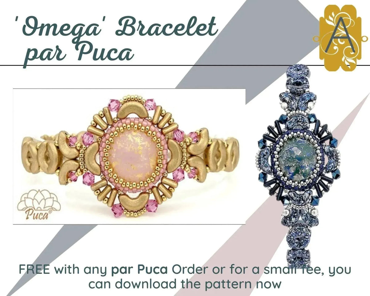 Cabochons par Puca, 18mm or 25mm, Autumn Matte Collection - The Argus Collection