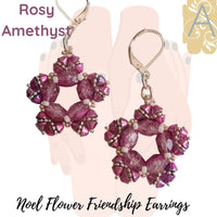 Noel Flower Friendship Earrings Kit - The Argus Collection