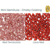 Mini Gemduo Beads, 5g., Chalk Collection, 7 Colors - The Argus Collection