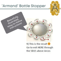 Armand Bottle Stopper Pattern par Puca - The Argus Collection