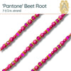 Pantone Two, 7-1/2 in Bead Strands by Jesse James Beads. Peach, Crystal, Summer Song, Perennial, Skylight, Vanilla, Red, Beet Root! - The Argus Collection