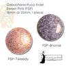 Cabochons par Puca, 18mm or 25mm, Frost Sweet Pink I Collection - The Argus Collection