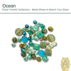 Color Trends Two, Assorted Mixes by Jesse James Beads. Wanderlust, Ocean, Crystal Cave Combinations. Beading Made Simple! - The Argus Collection