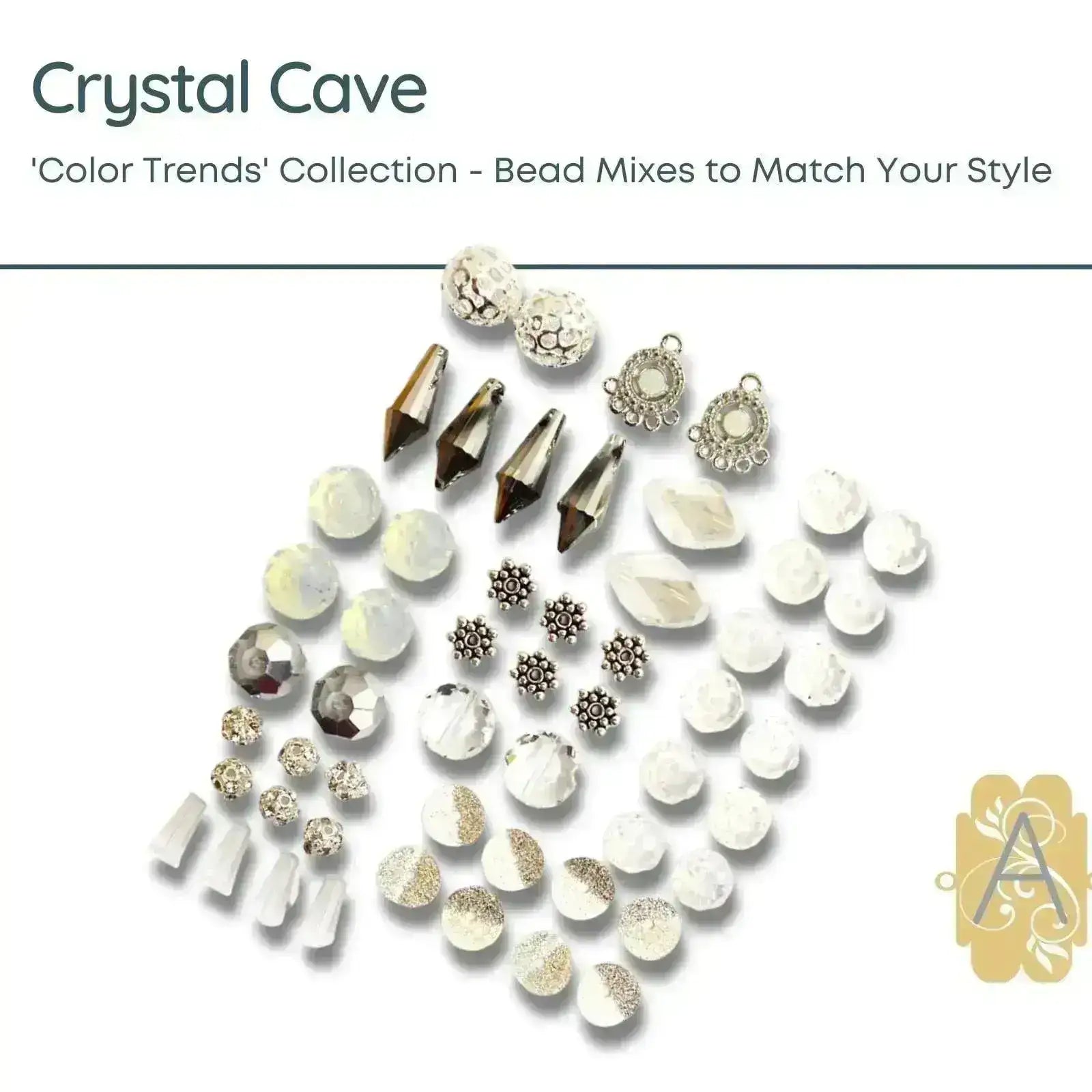 Color Trends Two, Assorted Mixes by Jesse James Beads. Wanderlust, Ocean, Crystal Cave Combinations. Beading Made Simple! - The Argus Collection