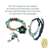 Color Trends Two, Assorted Mixes by Jesse James Beads. Wanderlust, Ocean, Crystal Cave Combinations. Beading Made Simple! - The Argus Collection