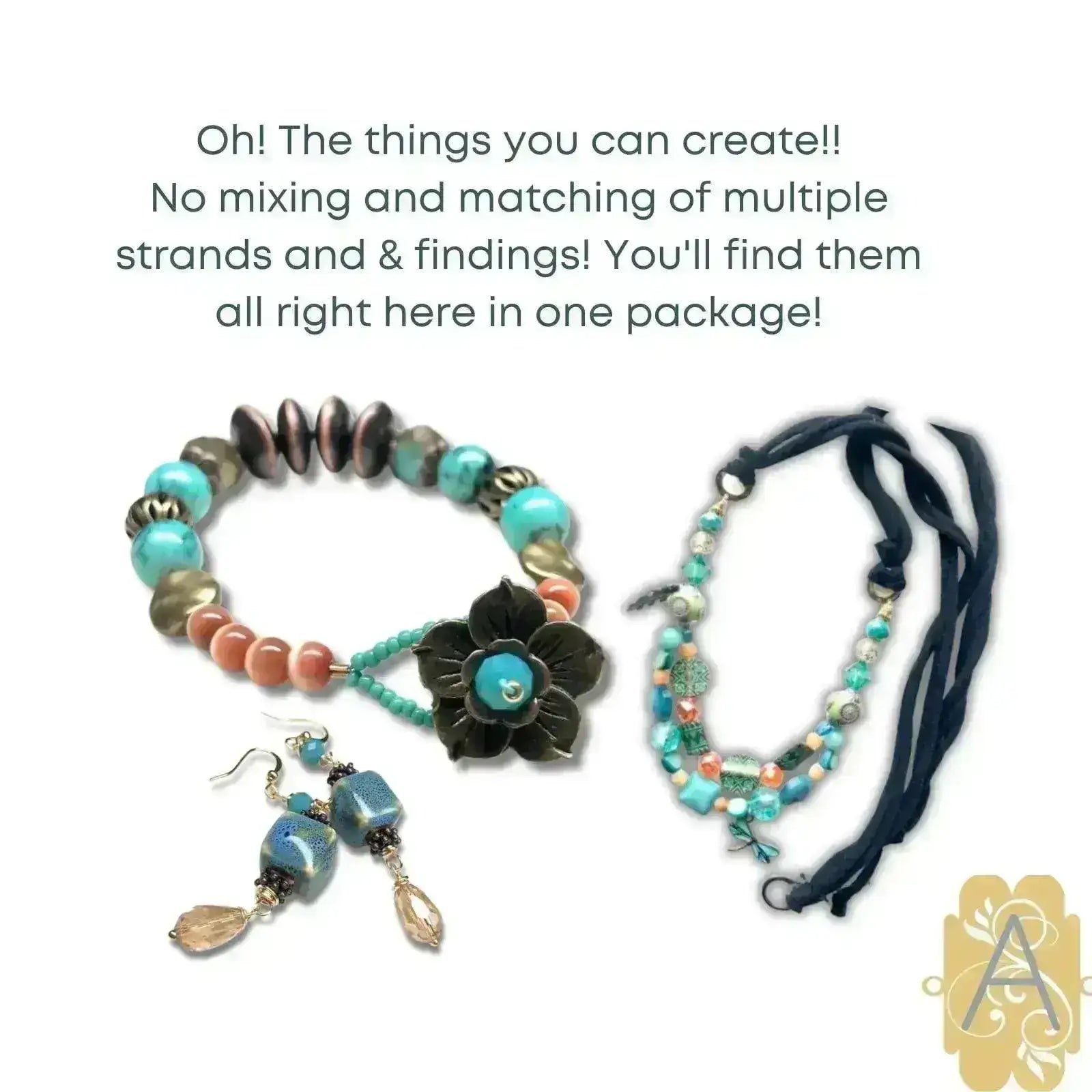 Color Trends Two, Assorted Mixes by Jesse James Beads. Wanderlust, Ocean, Crystal Cave Combinations. Beading Made Simple! - The Argus Collection