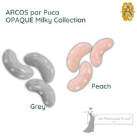 Arcos par Puca (30 Beads) Opaque Milky Collection - The Argus Collection