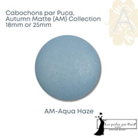 Cabochons par Puca, 18mm or 25mm, Autumn Matte Collection - The Argus Collection