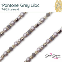 Pantone One, 7-1/2 in Bead Strands by Jesse James Beads. Tangelo, Macciato, Empire, Leek, Classic & Love Bird Colors, Beading Made Simple! - The Argus Collection