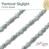 Pantone Two, 7-1/2 in Bead Strands by Jesse James Beads. Peach, Crystal, Summer Song, Perennial, Skylight, Vanilla, Red, Beet Root! - The Argus Collection