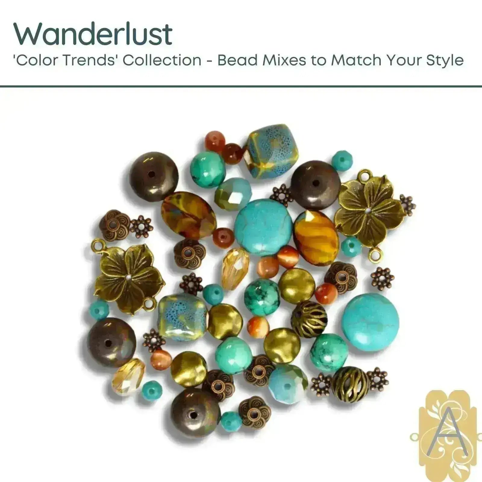 Color Trends Two, Assorted Mixes by Jesse James Beads. Wanderlust, Ocean, Crystal Cave Combinations. Beading Made Simple! - The Argus Collection