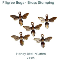 Filigree Collection, Bugs, Bees and Dragonflies, Charms - The Argus Collection