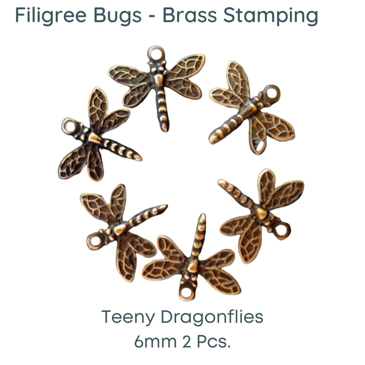 Filigree Collection, Bugs, Bees and Dragonflies, Charms - The Argus Collection