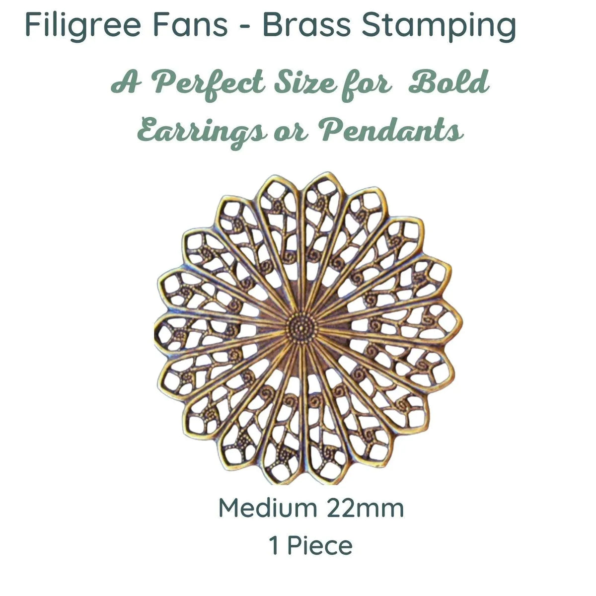 Filigree Collection, Fans, Small, Medium or Large - The Argus Collection