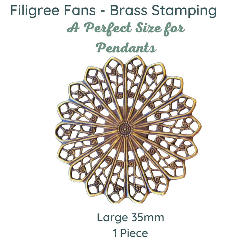 Filigree Collection, Fans, Small, Medium or Large - The Argus Collection