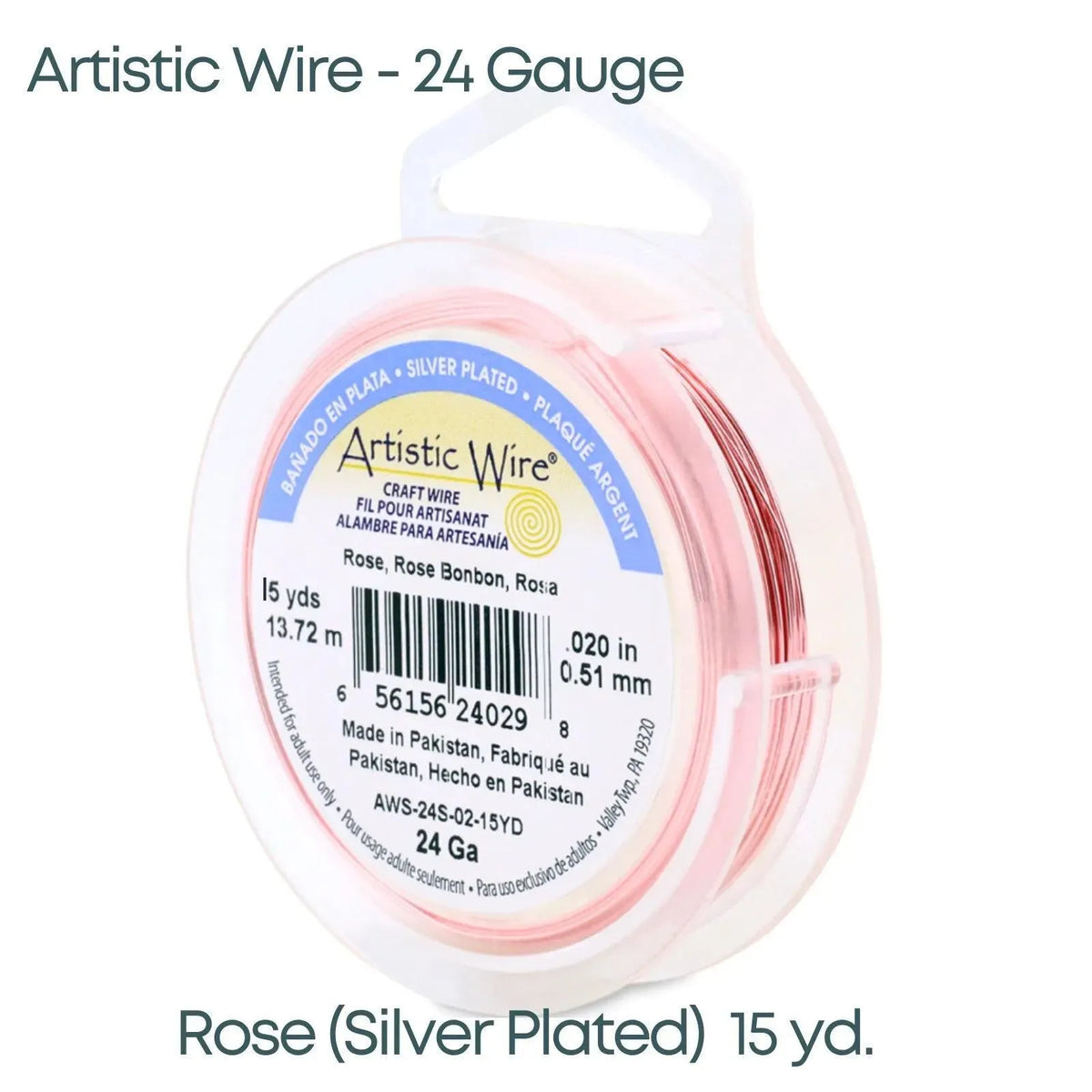 24 Gauge, Artistic Wire, 6 Colors - The Argus Collection