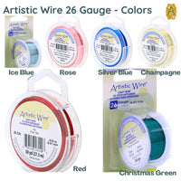 26 Gauge, Artistic Wire, 6 Colors - The Argus Collection